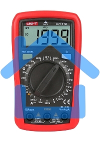 Цифровой мультиметр UNI-T UT131D Напряжение переменного/постоянного тока (250 В); постоянный ток (10А); Сопротивление (200 МОм); NCV, ручной диапазон