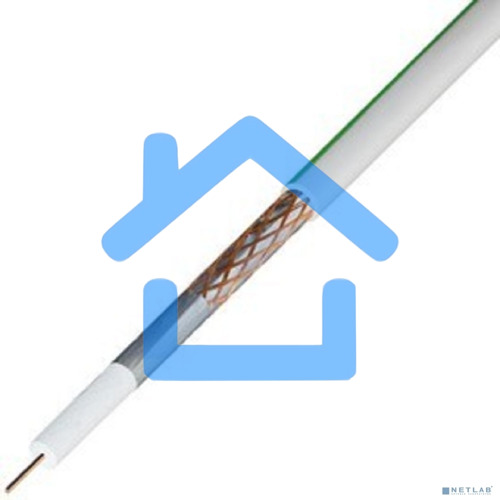 Кабель SAT 703B+Cu/Al/Cu, (75%), 75 Ом, 50м., белый 01-2431-50 Rexant