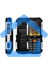 Мобильный телефон BQ 2430 Tank Power Green&silver 2.4” 240x320/32+32Mb/BT/2Sim/microSD/0.3Mp/4000mAh/Powerbank