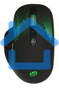 Мышь беспроводная Oklick 636LWC черный, 2400 dpi, радиоканал, USB/USB-C, кнопки - 6