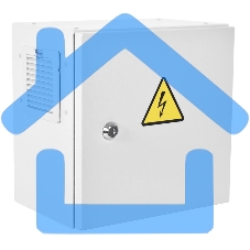 Шкаф ЭКОНОМ уличный всепогодный настенный укомплектованный (В400 Ш400 Г210), комплектация T2-IP65