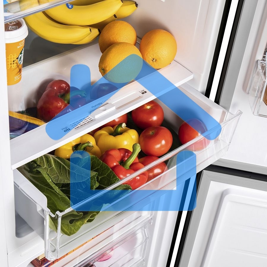 Холодильник Maunfeld MFF176SFSB черный двухкамерный 188/75л морозилка снизу, ручная разморозка