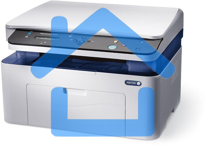 МФУ лазерное Xerox WorkCentre 3025BI (WC3025BI#), A4, ч/б, печ. до 20 стр/мин., скан. до 17 стр/мин. (ч/б) 4 стр/мин. (цвет), 1200 x 1200 dpi (печать) 600 x 600 dpi (скан.), Wi-Fi, USB, Air Print