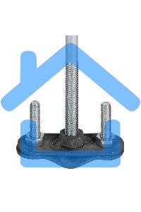 Держатель фасадный EKF PROxima, L=120мм, HZ
