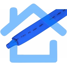 Трубка термоусаживаемая ТУТ 15,0/7,5мм, синяя, упаковка 50 шт. по 1м, PROconnect