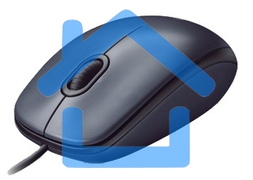 Мышь проводная Logitech M90 черный/серый, 1000 dpi, USB, кнопки - 3