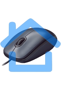 Мышь проводная Logitech M90 черный/серый, 1000 dpi, USB, кнопки - 3