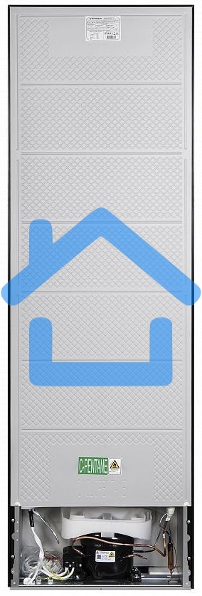 Холодильник Maunfeld MFF176SFSB черный двухкамерный 188/75л морозилка снизу, ручная разморозка