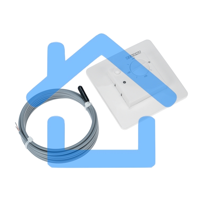 Терморегулятор механический RX-308U (белый) (совместим с Schneider серии Unica) Rexant