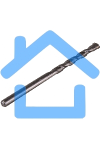 Сверло по бетону ВИХРЬ 6x100, цилиндрический хвостовик (1 шт. в блистере)