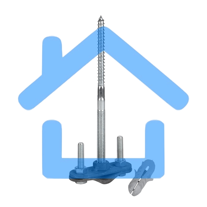 Держатель фасадный EKF PROxima, L=120мм, HZ