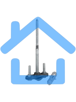 Держатель фасадный EKF PROxima, L=120мм, HZ