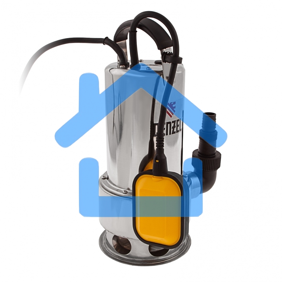 Насос Denzel DP1100X дренажный 1100Вт подъем 11м 15500л/ч