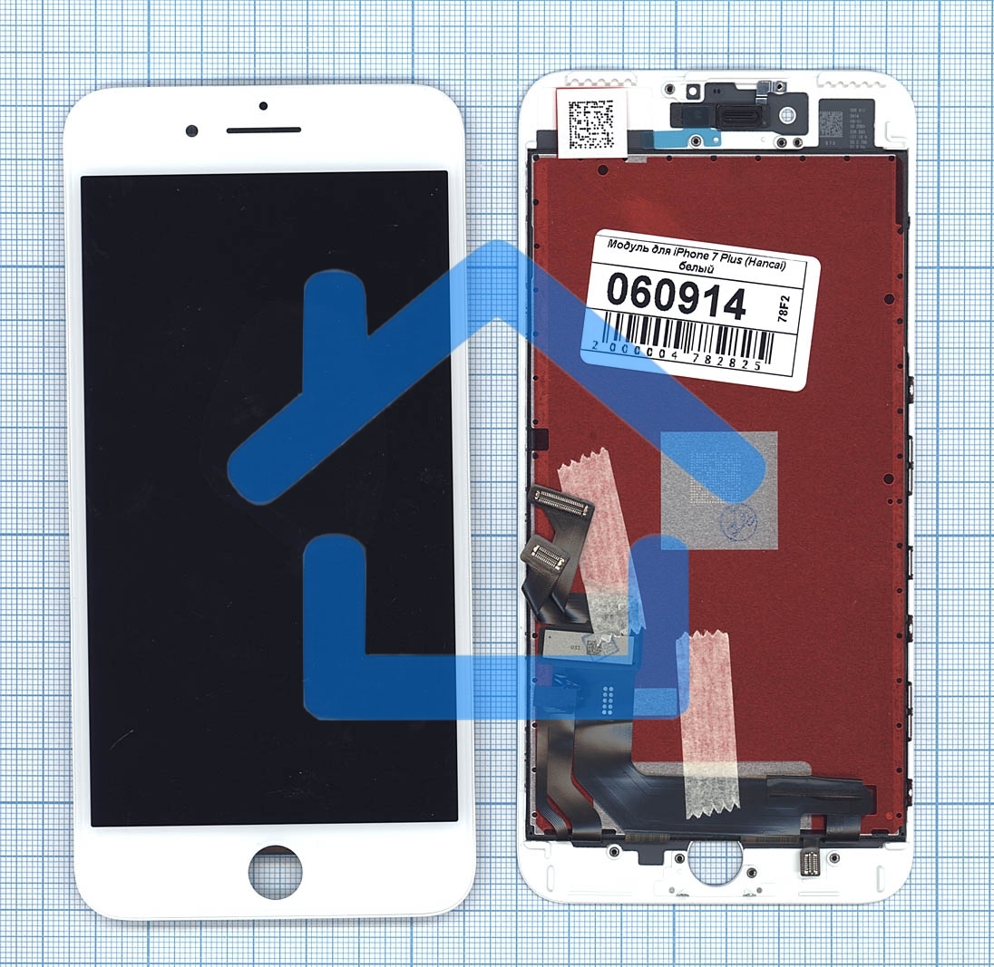 Дисплей для iPhone 7 Plus в сборе с тачскрином (Hancai) белый