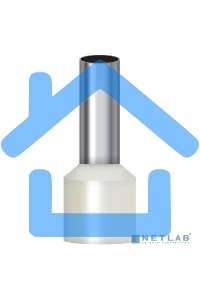 Наконечник-гильза изол. Е1012 10кв.мм (уп.100шт) ИЭК UGN10-010-07-12