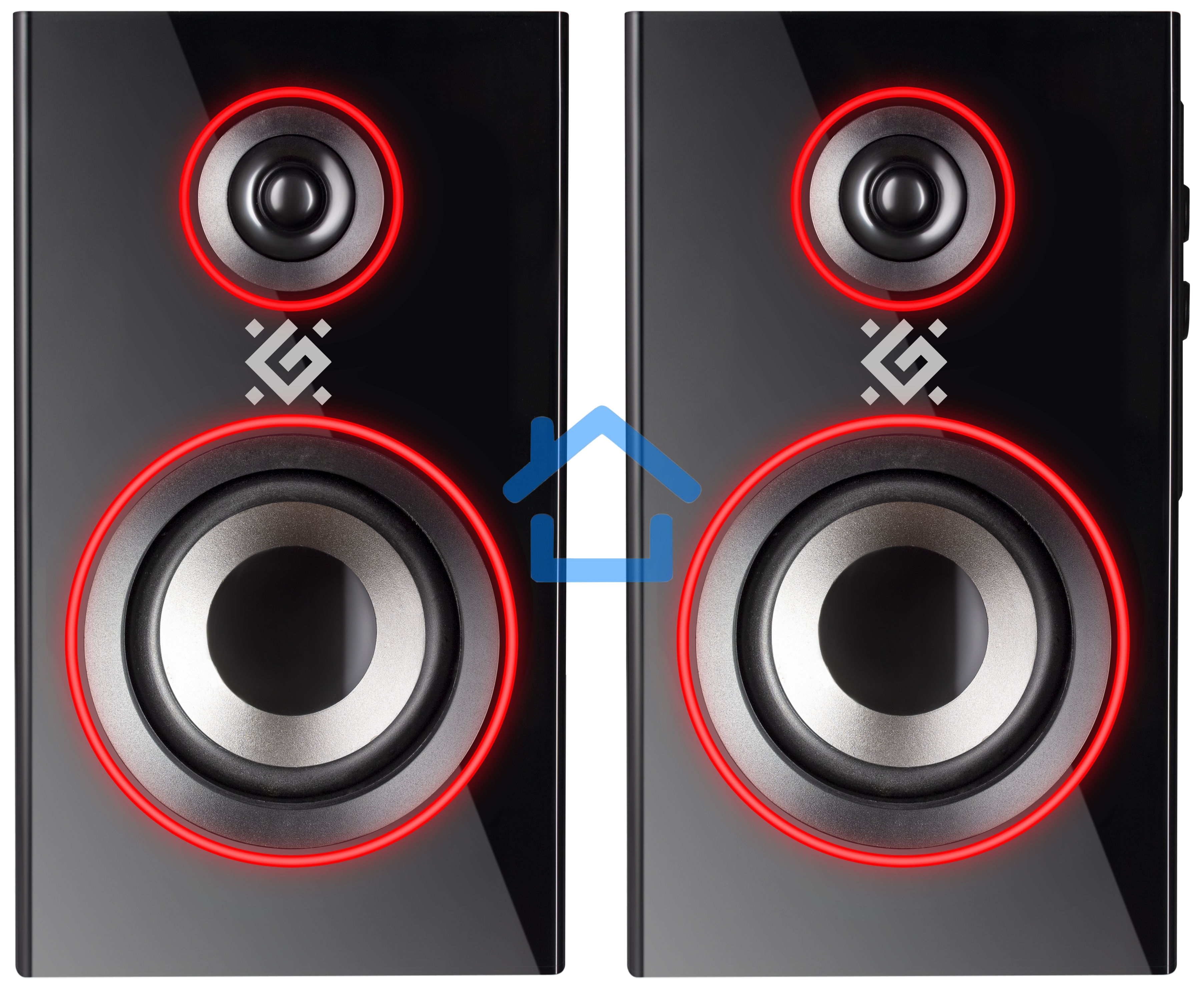 Акустическая система Defender SOLAR 20 черный 2.0