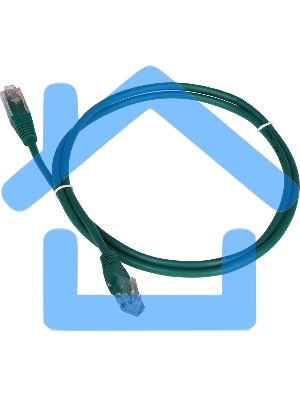 Патч-корд Lanmaster TWT UTP кат.5e, с заливными колпачками, 15.0 м, зеленый