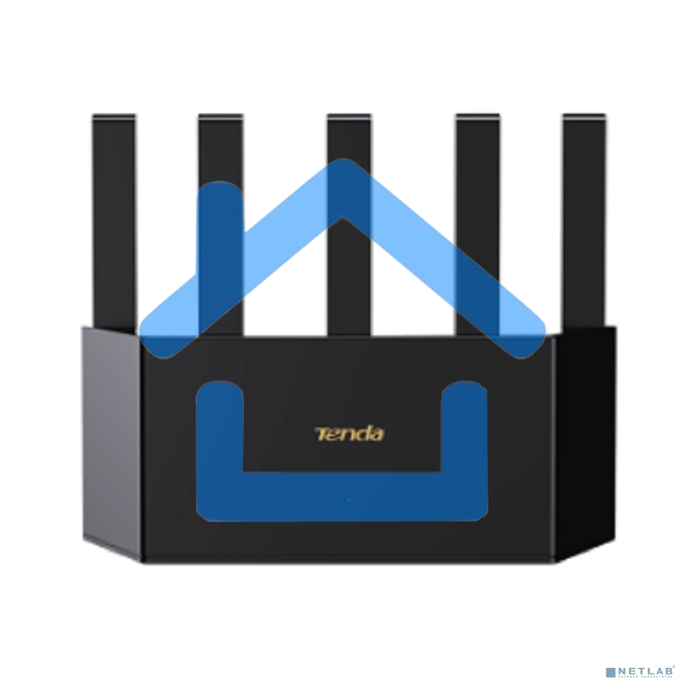 Двухдиапазонный Wi-Fi 6 роутер Tenda TX2L Pro AX1500, до 300 Мбит/с на 2,4 ГГц + до 1201 Мбит/с на 5 ГГц, LAN 3x1Гбит/с