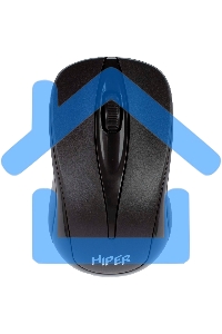 Мышь беспроводная HIPER HOMW-061 черный, 1000 dpi, радиоканал, USB, кнопки - 3