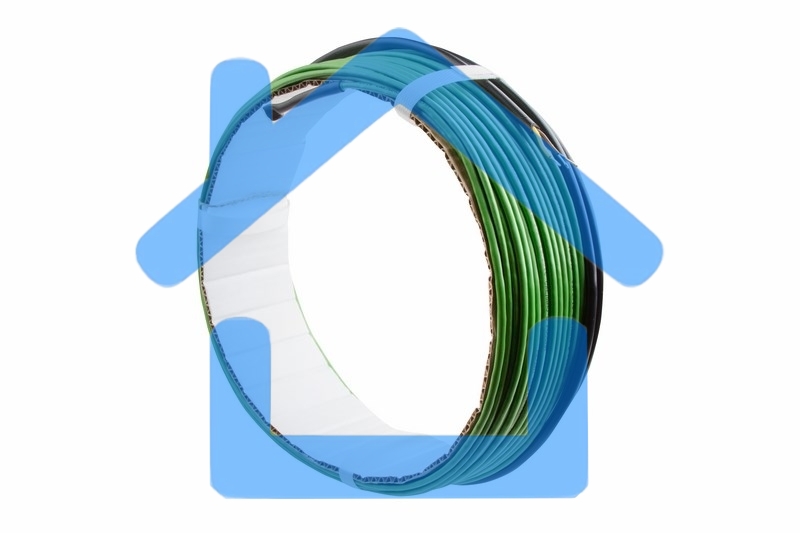 Теплый пол, кабельная секция REXANT Slim RNB-39-700 700Вт, 39м, 3,6-4,5м² двухжильный