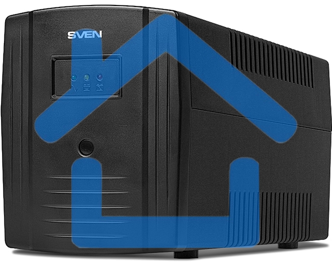 Источник бесперебойного питания SVEN Pro 1000 1000VA/720W USB, RJ-45 (3 EURO) 