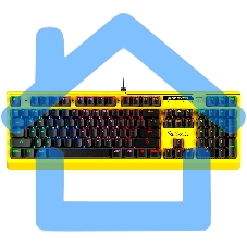 Клавиатура A4Tech Bloody B810RC Punk проводная USB желтый/черный