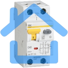 Выключатель автоматический дифференциального тока ИЭК 2п 10А/30мА CАВДТ 32 MAD22-5-010-C-30