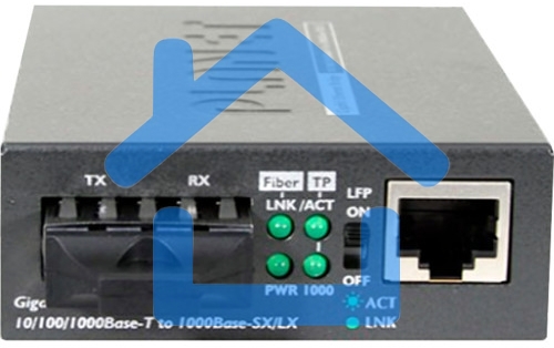 Медиаконвертер PLANET Technology FT-802 10/100Base-TX to 100Base-FX (SC) Bridge Media Converter, LFPT Supported