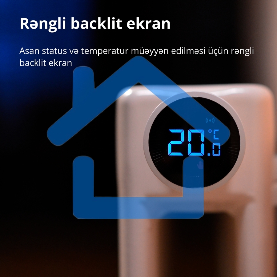 Термоголовка Aqara Smart Radiator Thermostat E1 (SRTS-A01) для радиат. резьбовой