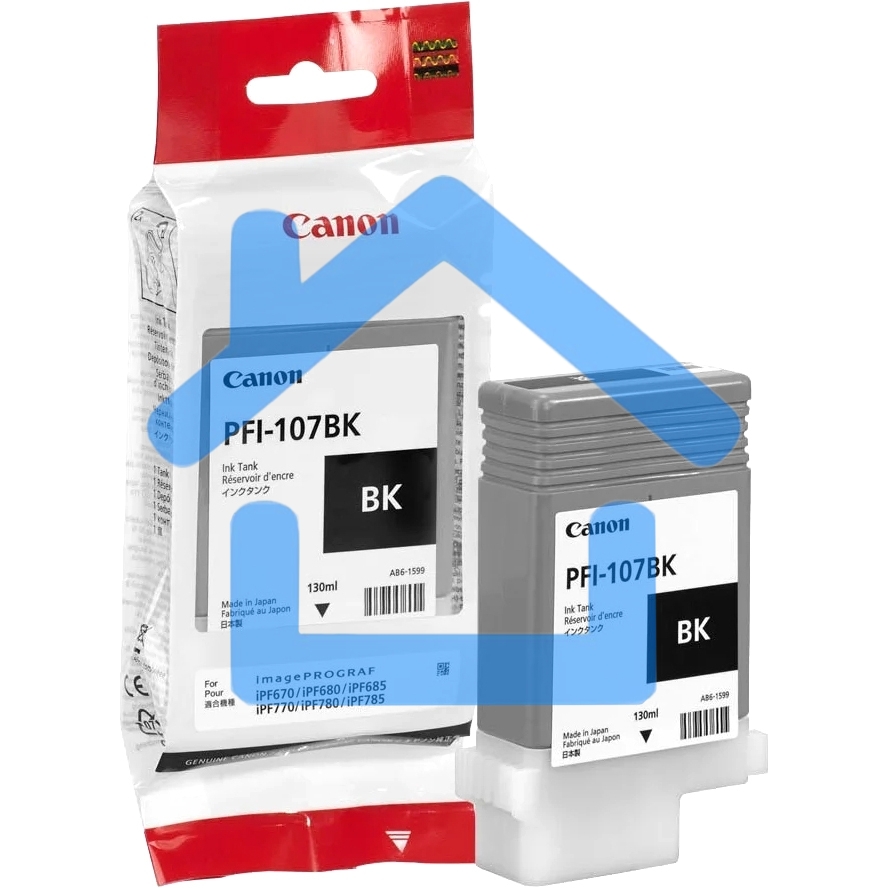 Картридж струйный Canon PFI-107BK (6705B001) черный (130 мл) для Canon iP F680/685/780/785