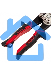 Ножницы по металлу Matrix, удлиненные, 290 мм, прямой рез, CrMo, 2-комп.обрезиненные рук-ки, PRO