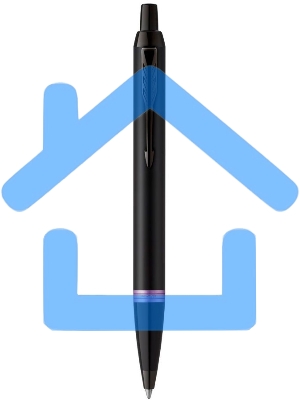 Ручка шариковая Parker IM Vibrant Rings K315 (CW2172951) Amethyst Purple PVD M, синие чернила, подарочная коробка