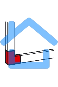Плоский угол 40x16 мм METRA Плоский угол 40x16 мм METRA