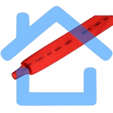 Трубка термоусаживаемая ТУТ 15,0/7,5мм, красная, упаковка 50 шт. по 1м, PROconnect