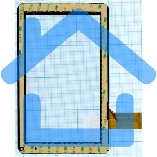 Сенсорное стекло (тачскрин) TYF1067-20121227-V1, черный