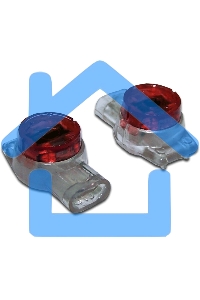 Соединитель проводов 0.4-0.9 мм, изолированный (скотчлок), разветвительное соединение, гель, 100 шт.