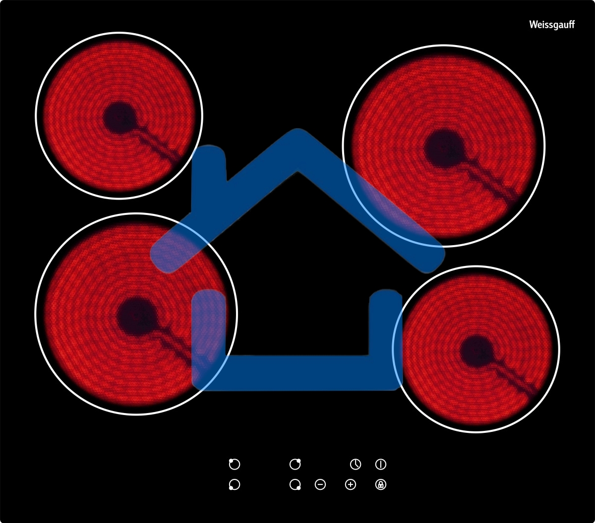 Встраиваемая электрическая панель Weissgauff HV 640 B