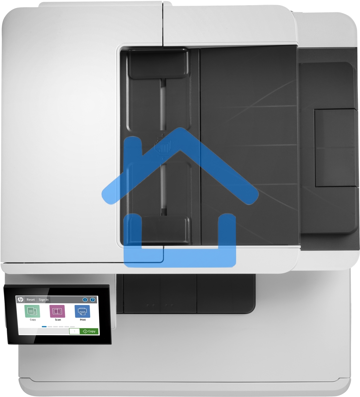 МФУ лазерное HP Color LaserJet Pro M480f (3QA55A), A4, цветной, печ. до 27 стр/мин., скан. до 29 стр/мин. (ч/б) 20 стр/мин. (цвет), 600 x 600 dpi, USB, RJ-45, Air Print, Mopria