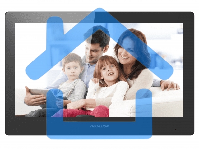 Видеодомофон HIKVISION DS-KH8520-WTE1, цветной дисплей 10