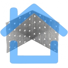 Крепежный уголок равносторонний, KUR 100x100x100 мм, Россия Сибртех