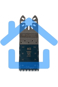 Насадка для МФИ режущая пазовая прямая, HCS, по дереву, ламинату, 34 х 2,5 мм, крупный зуб Denzel