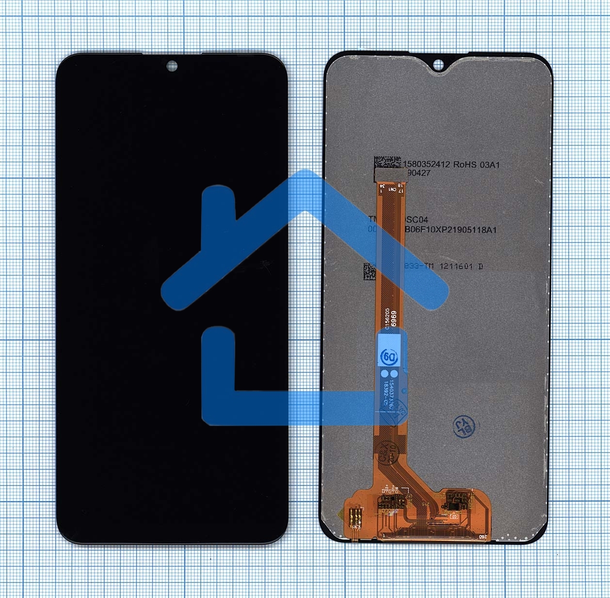 Дисплей для Vivo Y93 Lite черный