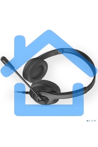 Наушники с микрофоном A4Tech Fstyler FH100i черный 1.8м накладные оголовье (FH100I)