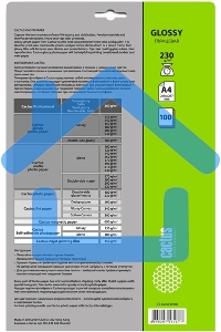 Фотобумага Cactus CS-GA4230100 глянцевая А4 230 г/м2 100 листов