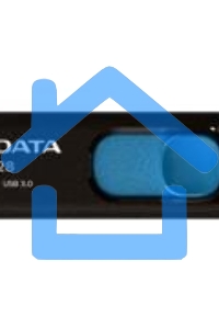 Флешка USB ADATA UV128 (AUV128-64G-RBE), 64 Gb, USB 3.0, R/W 100/30, черный/синий