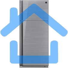 Холодильник Sharp SJ-XP59PGSL серебристый двухкамерный 430/148 л морозилка сверху