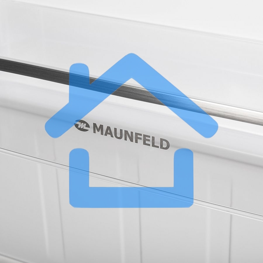 Холодильник Maunfeld MFF176SFSB черный двухкамерный 188/75л морозилка снизу, ручная разморозка