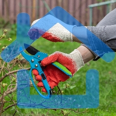 Перчатки трикотажные, облив из натурального латекса, 13 класс  Россия