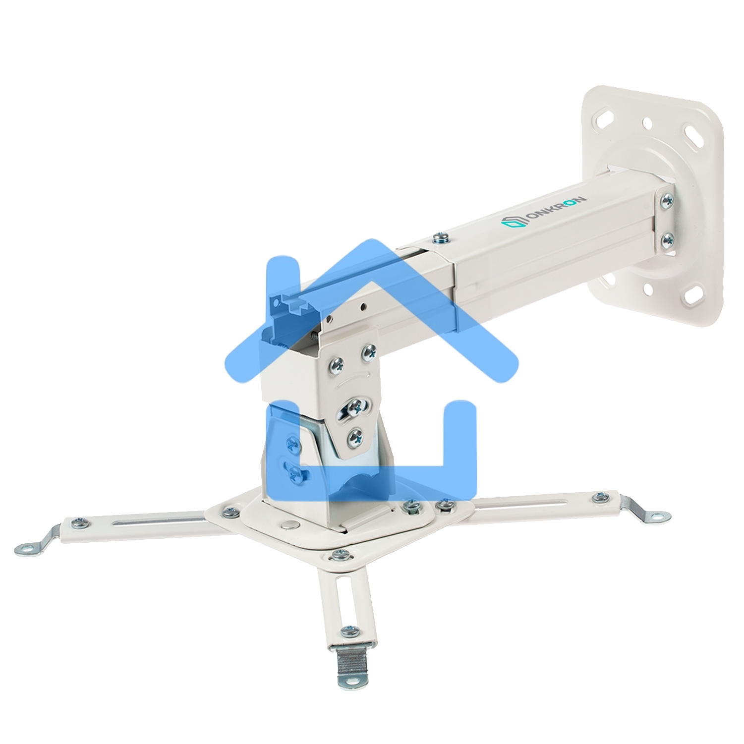 Потолочно-настенный кронштейн для проектора ONKRON K3A белый