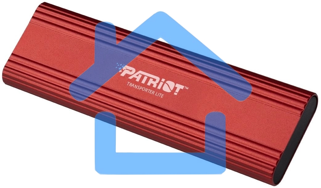 Внешний накопитель SSD Patriot 512Gb USB-C, Transporter Lite, R/W 1000MB/1000MB/s, красный